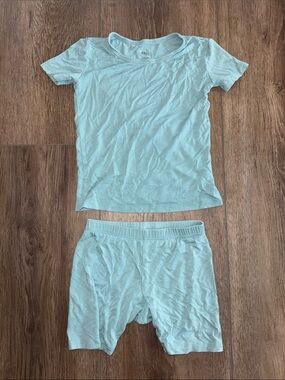 Kyte BABY Light Blue Short Sleeve Pajama Set